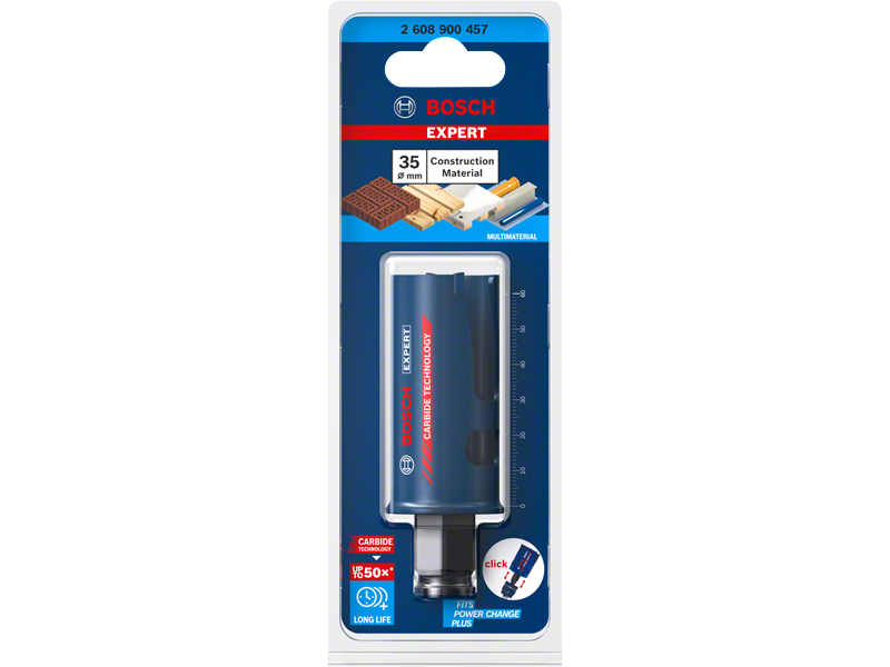 Žaga za izrezovanje lukenj Bosch EXPERT Construction Material, 35x60mm, 2608900457